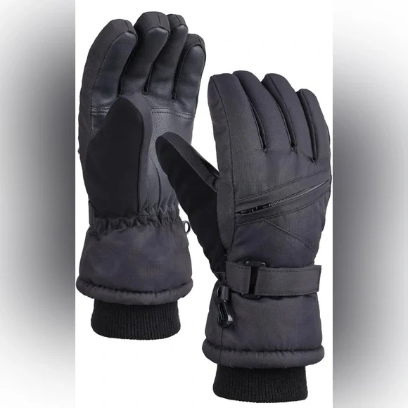 ANDORRA Kids Ski Gloves Waterproof Winter Children's Snow Gloves. SMALL - Picture 2 of 8